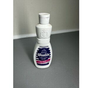 Vintage Liquid Woolite Cold Water Wash Plastic Bottle 8oz